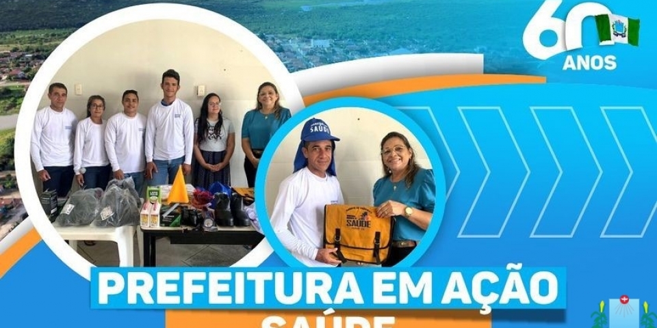 Entrega do fardamento e EPI para os agentes de endemias do município