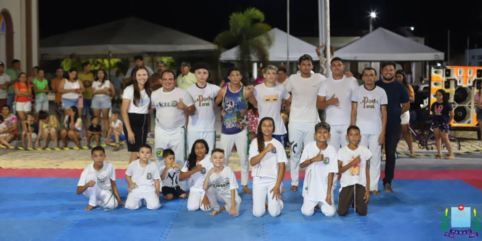 APRESENTAÇÃO DE CAPOEIRA EM PARAÚ: CELEBRANDO OS 62 ANOS DA NOSSA HISTÓRIA