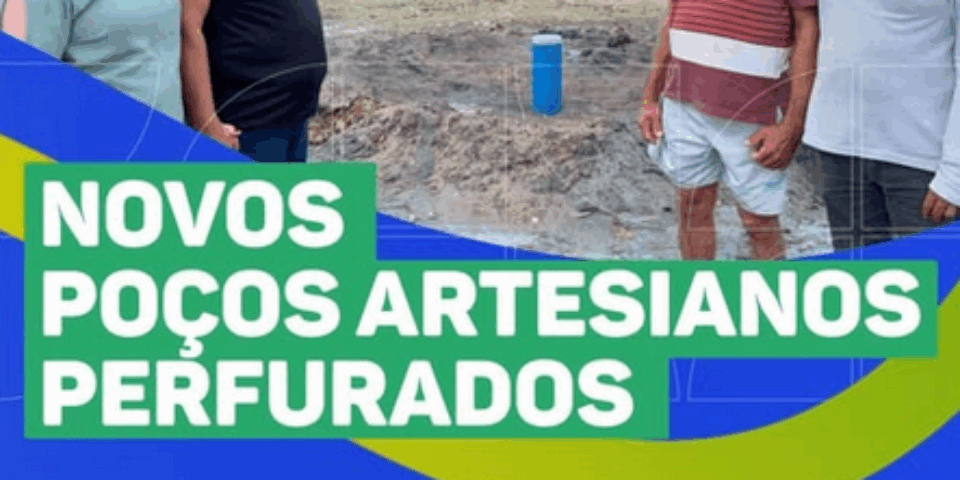 Mais 5 poços são perfurados na zona rural